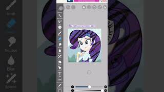 My redesigns of rarity from my little pony as a human pt 4 mlp shorts fyp viral slip [upl. by Shulman703]