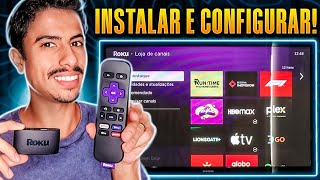 Como INSTALAR E CONFIGURAR O ROKU EXPRESS na TV [upl. by Ennaeirb592]