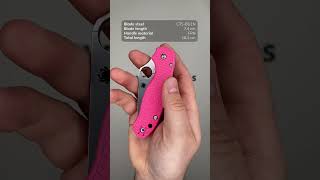 Spyderco Para 3 Lightweight Pink C223PPN FRN CTS BD1N Pink Heals pocket knife [upl. by Nobile]