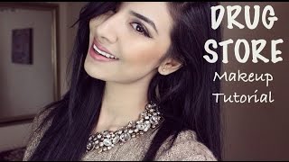 TUTORIAL  Drug Store Makeup Tutorial [upl. by Ecnerewal688]