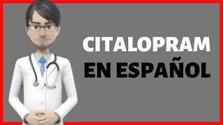 CITALOPRAM Citalopram review en ESPAÑOL citalopram 20 mg [upl. by Ellessig]