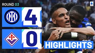 InterFiorentina 40  Lautaro and Thuram shine for Nerazzurri Goals amp Highlights  Serie A 202324 [upl. by Alema]