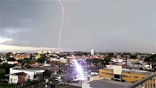 Lightning Strikes Scary and Beautiful Compilation Viral Video [upl. by Ecinereb900]