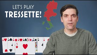 How To Play Tressette  Italian Card Game  With Playthrough Tips and Strategy [upl. by Eyllib225]