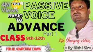 Active And Passive Voice Basic To Advance By Rishi Sir [upl. by Arraik]