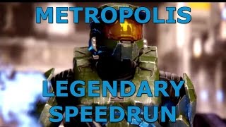 Halo 2 Anniversary Metropolis Legendary Speedrun [upl. by Azral]