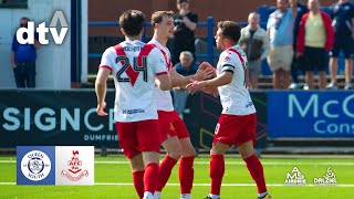 Queen of the South vs Airdrieonians 07 09 24 [upl. by Winer760]