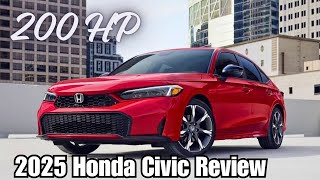 2025 Honda Civic Hybrid Sedan Walkaround Review  interior exterior Details [upl. by Nhojleahcim]