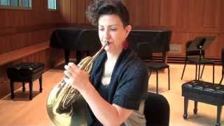 Low Horn Excerpt of the Month November 2014 Beethoven 3 [upl. by Ahsilam]