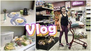 VLOG COMEÇANDO ROTINA 2019  COMPRAS DE MERCADO VOLTEI PRA ACADEMIA PALOMA SOARES [upl. by Ragouzis177]