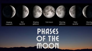 PHASES OF THE MOONEXPLORING THE MOONmoonphasesofthemooneclipseeclipsesfullmoonsolarlunar [upl. by Monagan]