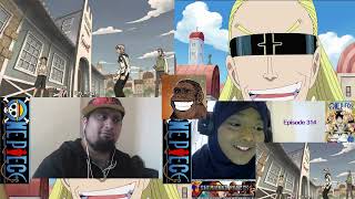 Luffy and Zoro vs Coby and Helmepo Reaction Mashup [upl. by Tamara]