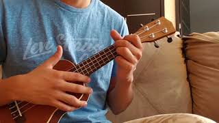 Que bonito amor  Breiky Manhy cover ukulele [upl. by Adnilev]