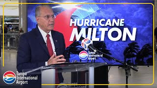 Tampa International Airport announces closure ahead of Hurricane Milton [upl. by Olympias145]