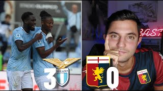 LAZIO  GENOA 30  SCONFITTA SCONTATA PER IL GENOA CHE FATICA TROPPO A FARE TUTTO [upl. by Nolak]