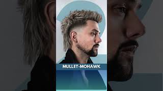 Best Hairstile for Medium Length Hair Mullet Mohawk haircut menstyle hairstyle menscare [upl. by Phyllida]