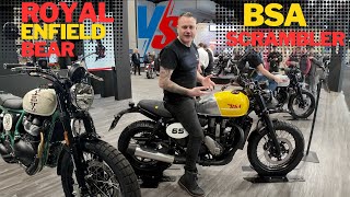 Royal Enfield 650 Bear vs BSA B65 Scrambler  2025 Preview [upl. by Aerdnua]