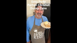 Easy Dolly Parton Coconut Dump Cake  Simple dessert recipe  dump cakes [upl. by Nauqas]