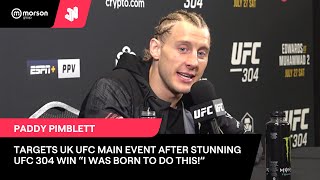 Paddy Pimblett PUTS LIGHTWEIGHTS ON NOTICE Targets UK UFC MAIN EVENT after stunning UFC 304 win [upl. by February]