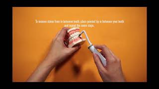 Tooth Stain Eraser  Plaque Remover  Mouth Mirror demo video [upl. by Eniron420]