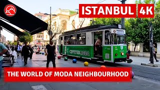 Istanbul 2023 Center Of Cafe In The World Moda Neighbourhood Walking Tour4k 60fps [upl. by Trevah24]