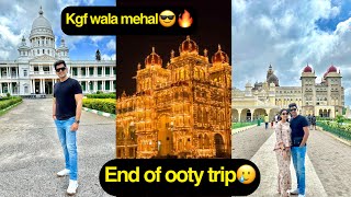 Last day in ooty  kgf wala palace😍🔥  banglore airport best hai🔥  aashvee vlogs [upl. by Enamrahc93]