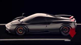 Pagani Huayra  Active Aerodynamics [upl. by Enneirdna]