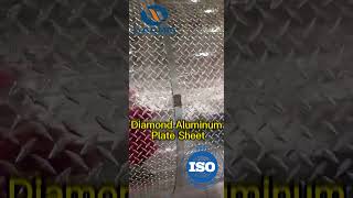 Diamond Aluminum Plate Sheet 1812 Factory Sample Show aluminumfactory aluminum aluminium [upl. by Zumwalt588]