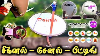 ALL DTH  சேனல்கள்  சிக்னல் amp பிட்டிங்  ALL DTH  CHANNEL  SIGNAL amp FITTING  TAMILDTH20 [upl. by Countess]