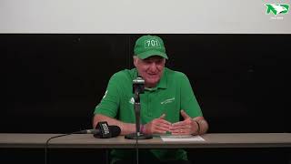 UND Football  Bubba Schweigert Postgame  83124 [upl. by Adiaz952]