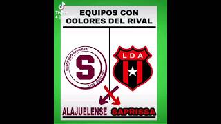 CON LOS COLORES DEL RIVAL SAPRISSA VS ALAJUELENSE shorts [upl. by Annatnom]