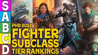 Fighter Subclass Tier Rankings for the PHB 2024 [upl. by Linad]