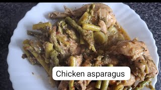 Chicken Asparagus Recipe Quick and Delicious Recipe [upl. by Yerxa]