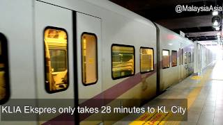 KLIA Express Train Review [upl. by Magdalena]