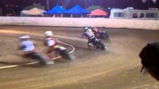 Semi heat IMS Motorcycle Speedway San Bernardino Racing [upl. by Ervine805]