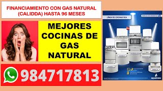 VENTA DE LAS MEJORES COCINAS A GAS NATURAL DE 4 HORNILLAS 5 QUEMADORES CATALOGO CREDICALIDDA AQUAMAX [upl. by Rea]