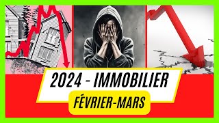 🔴 Marché IMMOBILIER 2024  DES PRÉVISIONS  😱😱 [upl. by Suirtimed]