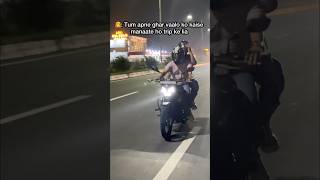 Bahut mehanat vala kaam hai bhai🥲 shortvideo viralvideos funnyvideo rider trip bikelover [upl. by Aksel]