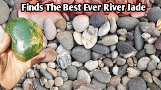 River Jade Stone  How to identify the best colour river Nephrite Jade [upl. by Martita]