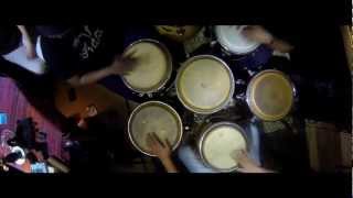 CONGACONGACONGA  Wiradz Brothers  Percussion Definition [upl. by Okin]