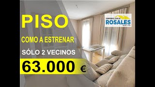 Piso como a estrenar con terraza privada Sólo 63000 € [upl. by Ennayram]