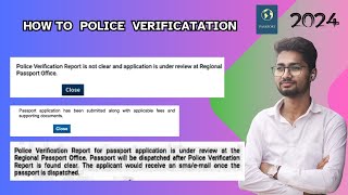 police verification not clear application under review at regional passport office 2024 [upl. by Korella94]