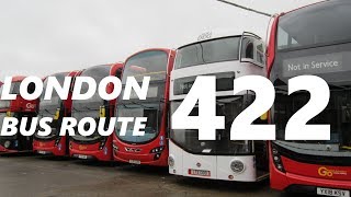 LONDON BUS ROUTE 422 Towards North Greenwich Station [upl. by Correna104]