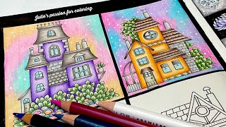 🌸 SMALL VICTORIES by Johanna Basford ✏️ Prismacolor pencils 🌷 PART 2 🌷 easy coloring tutorial [upl. by Aivekal924]