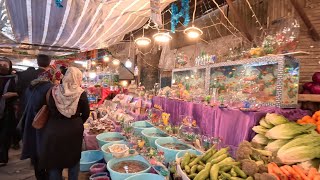 Walk with me  Nowruz Eid market in Kermanshah Iran part 1 walking iran vlog [upl. by Orrocos184]