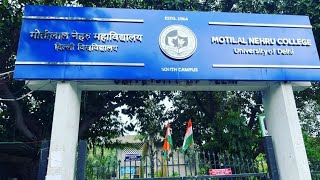 Motilal Nehru College Campus Tour🤩  South campus Delhi University [upl. by Enigroeg928]