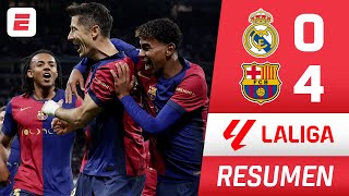 Barcelona HUMILLÓ al Real Madrid GOLEADA 40 con GOLES de Lewandowski Raphinha y Yamal  La Liga [upl. by Tony]