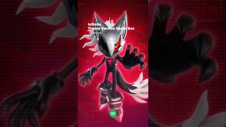 Infinite  Theme Version Music Box sonicforces Music Infinitethejackal shorts [upl. by Kaiulani]