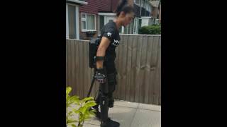 Nicki Donnelly is paralysed robocop amp Walking [upl. by Ellehcem]