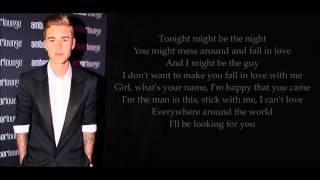 Justin Bieber  Looking For You Lyrics [upl. by Ahsrats331]